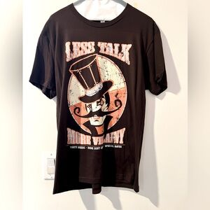 Men's Brown Less Talk More Villany T-Shirt sz. M *NWOT* MSRP:$25+tax